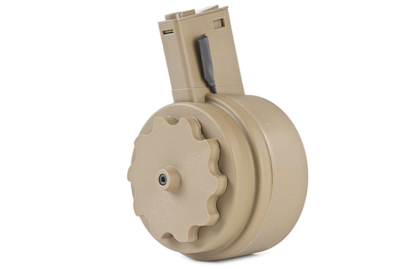 G&P 1500rd Attack Type Drum Magazine for M4/M16 AEG (DE)