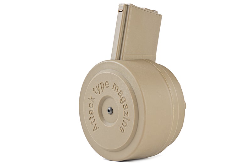 G&P 1500rd Attack Type Drum Magazine for M4/M16 AEG (DE)