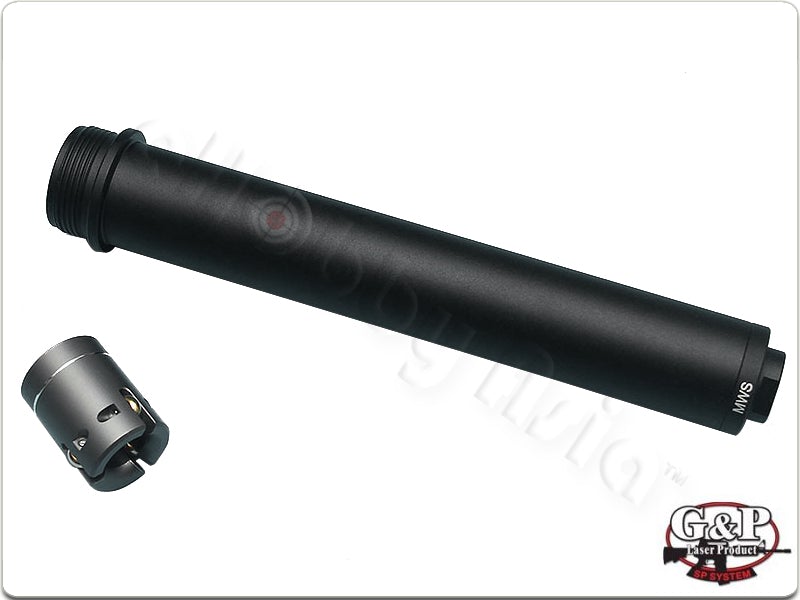 G&P Roller Bolt with MWS Buffer Tube for Marui M4A1 MWS GBB Rifle (Short)