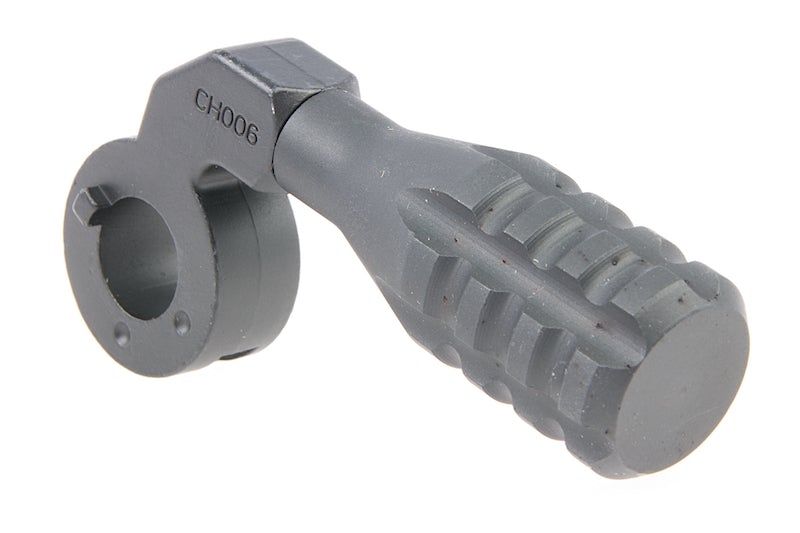 ARES Low-Profile Zinc Alloy CNC Cocking Handle for Amoeba Striker AST-01 Rifle (Matt Gray/ Type C)