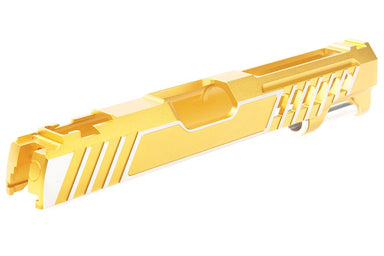 Gunsmith Bros Design Super Light Single Slide for Marui Hi-Capa GBB (Gold/ Silver)