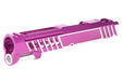 Gunsmith Bros Design Super Light Single Slide for Marui Hi-Capa GBB (Purple/ Silver)