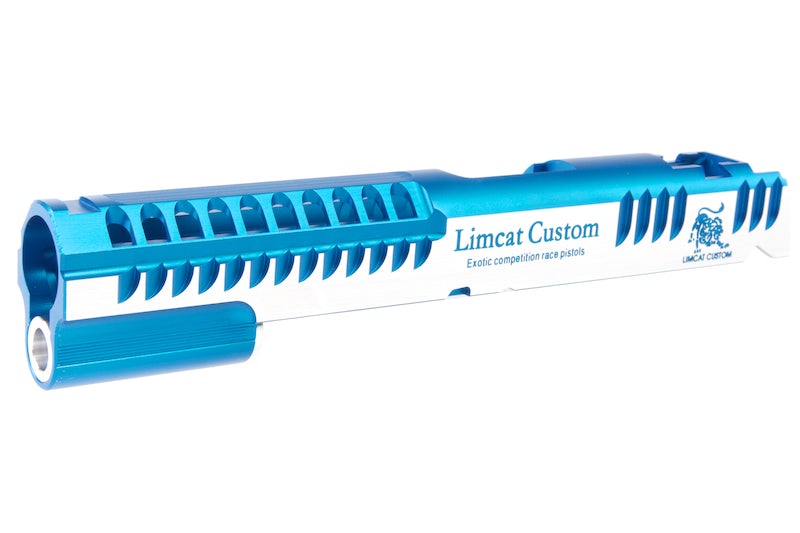 Gunsmith Bros Limcat Multic Cuts Standard Single Slide for Marui Hi-Capa GBB (Blue 2 Tone)