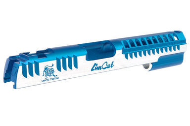 Gunsmith Bros Limcat Multic Cuts Standard Single Slide for Marui Hi-Capa GBB (Blue 2 Tone)