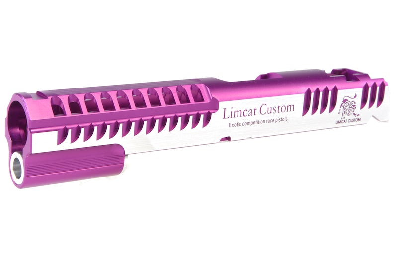 Gunsmith Bros Limcat Multic Cuts Standard Single Slide for Marui Hi-Capa GBB (Purple 2 Tone)