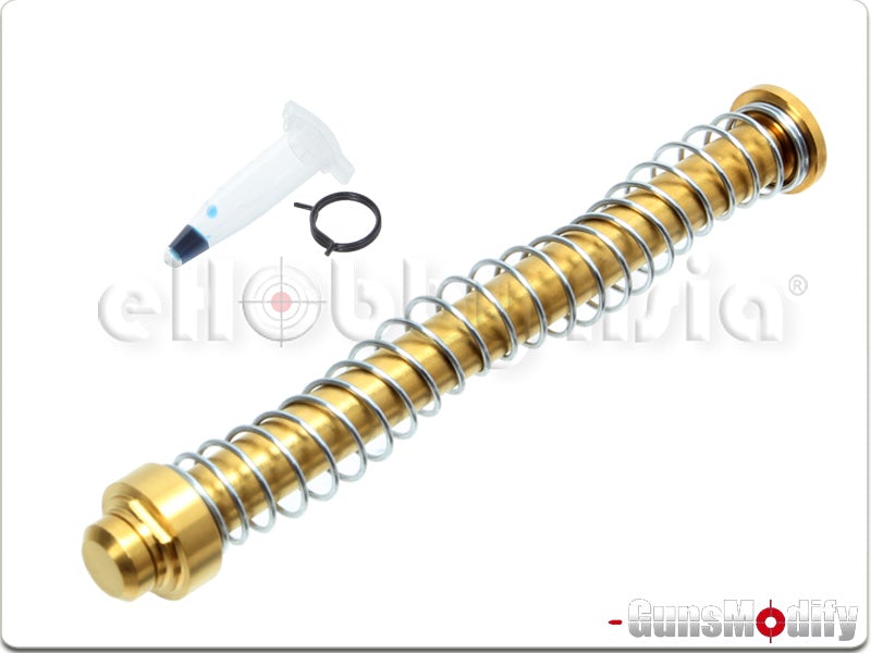 Guns Modify 125% Stainless Steel Recoil Guide for Marui G17/G18C/G22/G34 (Gold)