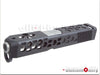 Guns Modify Aluminum Slide Stainless Outer Barrel for Marui G26 (Hex Style)