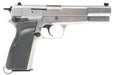WE Hi-Power Browning MK3 GBB Pistol (Silver)