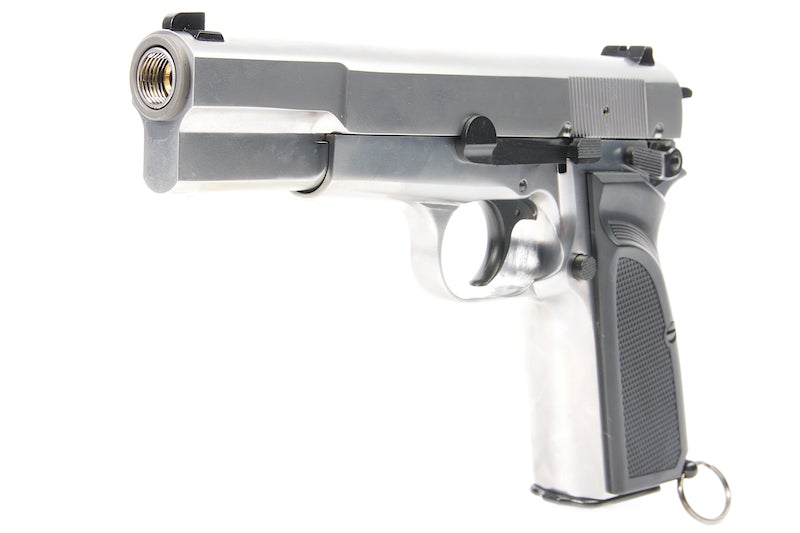 タナカ　F.N. BROWNING HI-POWER Mk-Ⅲ シルバー Tanaka Browning Hi-Power MK III Stainless GBB Airsoft Pistol | RedWolf