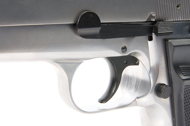 WE Hi-Power Browning MK3 GBB Pistol (Silver)