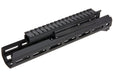 Hephaestus 10.5 inch M-lok Handguard Set w/Railed Gas Tube for GHK/ LCT AK (Type III Hard-Coat Anodized)