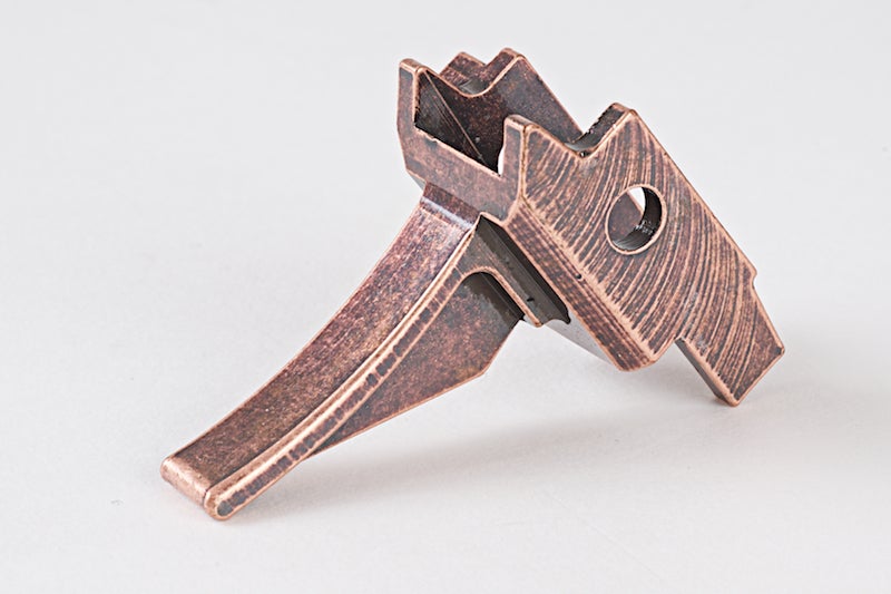 Hephaestus CNC Steel Trigger for GHK AK GBB (Type A/ Bronze)