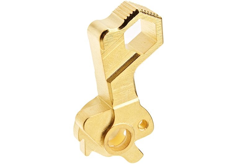 Airsoft Masterpiece CNC Steel Hammer & Sear Set for Marui Hi-Capa/ 1911 (S Style Hex/ Gold)