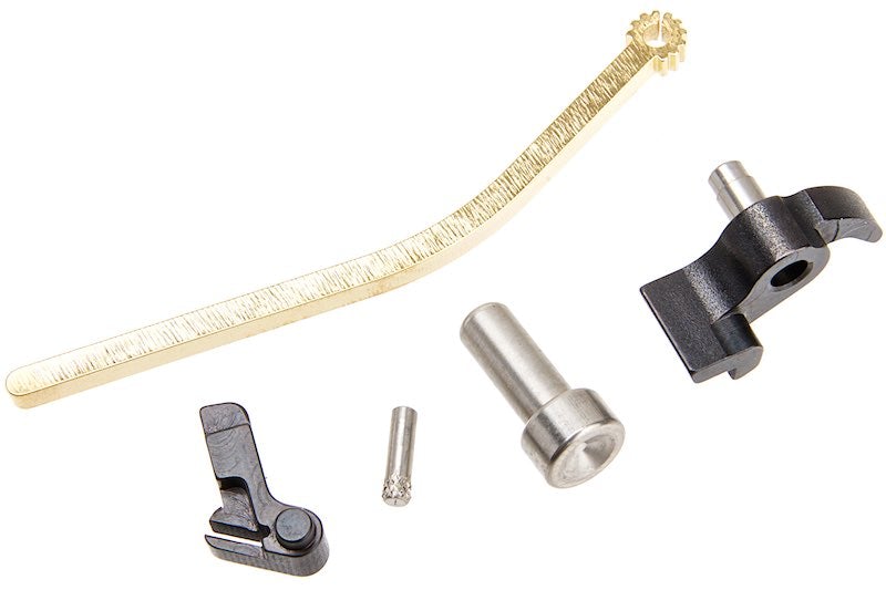 Airsoft Masterpiece CNC Steel Hammer & Sear Set for Marui Hi-Capa/ 1911 (S Style Hex/ Gold)