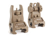 IMI Defense TFS / TRS Polymer Flip Up Sight Set (TAN)