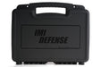 IMI Defense Plastic Pistol Case Large Size w/ Plastic Holster LVL1/LVL2, Magazine pouch & Safety Flag