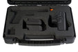 IMI Defense Plastic Pistol Case Large Size w/ Plastic Holster LVL1/LVL2, Magazine pouch & Safety Flag