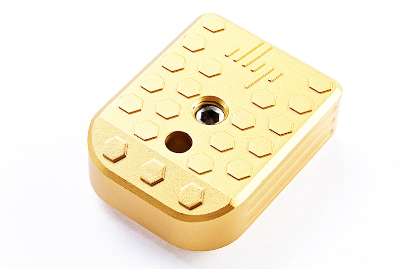 JL Progression Aluminum MagShoe Base Pad for Marui Hi-Capa 5.1/4.3 GBB (Gold)