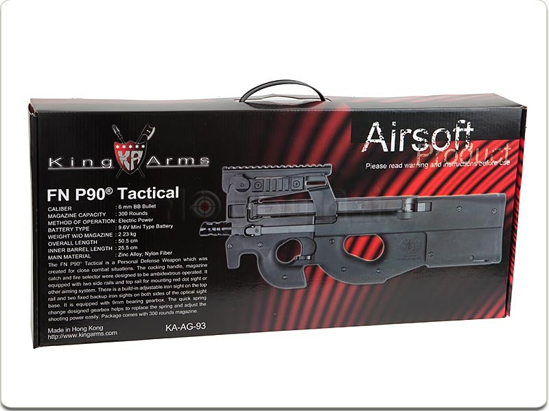 King Arms FN P90 Tactical (Black)