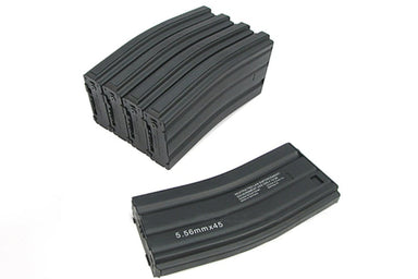 King Arms 300rds Magazine Set for Marui M16 (5pcs)