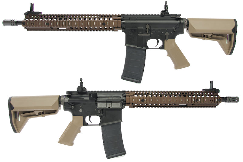 EMG (King Arms) Colt Licensed Daniel Defense 12.25" M4A1 SOPMOD Block2 Airsoft AEG (DE)