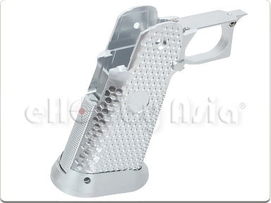 KUNG FU Airsoft CNC Aluminum Grip Set for Marui Hi-Capa GBB (Silver)