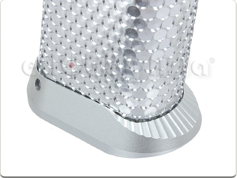 KUNG FU Airsoft CNC Aluminum Grip Set for Marui Hi-Capa GBB (Silver)