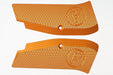 KJ Works CZ Logo Aluminium Hand Grip for CZ SP-01 Shadow (Orange)
