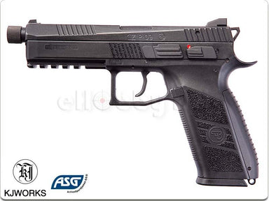 KJ Works CZ-75 P-09 Duty GBB Pistol Black (ASG, CO2 Ver)