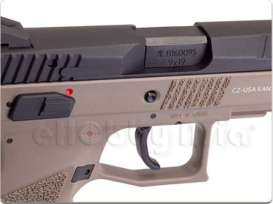 KJ Works CZ P-09 Tactical GBB Pistol Tan (ASG, CO2 Ver)