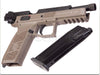 KJ Works CZ-75 P-09 Tactical GBB Pistol Tan (ASG, Gas Ver)