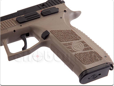 KJ Works CZ-75 P-09 Tactical GBB Pistol Tan (ASG, Gas Ver)