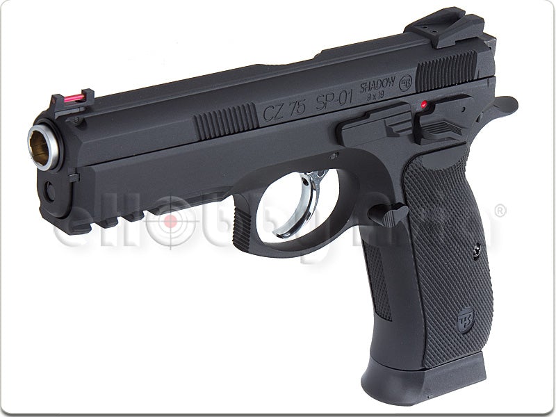 KJ Works CZ-75 SP-01 Shadow GBB Pistol (ASG, CO2 Black)