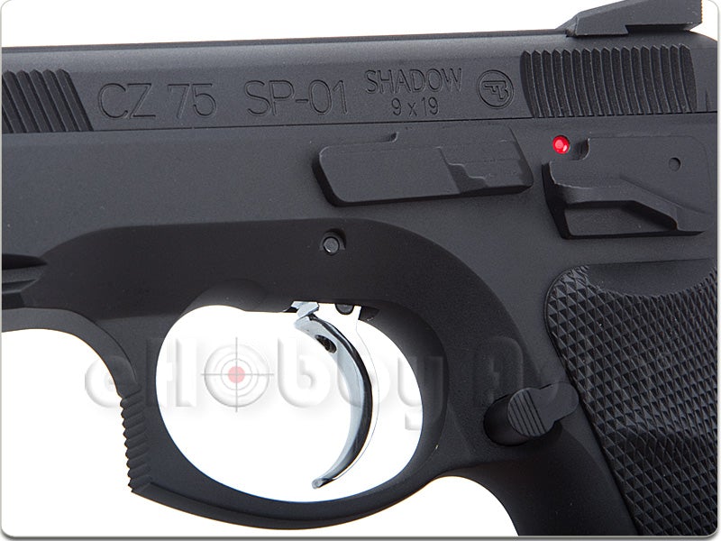 KJ Works CZ-75 SP-01 Shadow GBB Pistol (ASG, CO2 Black)