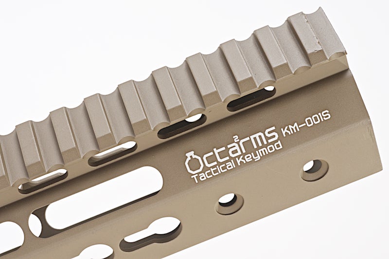 ARES Octarms 15 Inch Tactical Keymod System Handguard Set (Dark Earth)