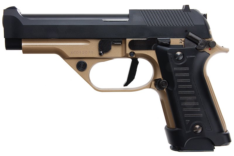 KSC M93RCC M93RCC Combat Courier Dual Earth Heavy Weight Airsoft GBB P ...