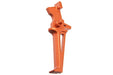 KRYTAC CMC Flat Trigger Assembly CNC for Krytac AEG (Anodized Orange)