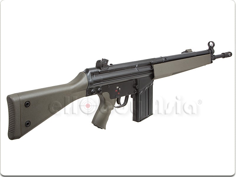 LCT G3A3-W (LC-3A3-W) Airsoft AEG Rifle (Olive Drab)