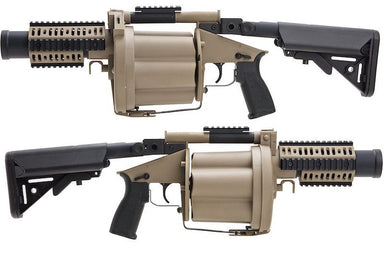 LDT MGL Grenade Launcher with Retractable Stock (Dark Earth)