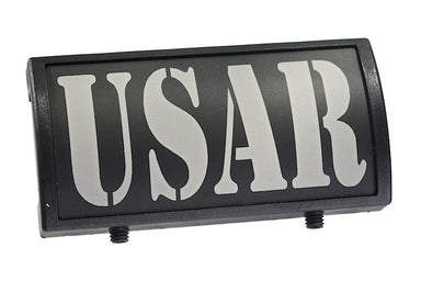Custom Gun Rails (CGR) Aluminum Rail Cover (USAR, Large Laser Engraved Aluminum/ BK Retainer)