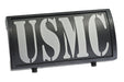 Custom Gun Rails (CGR) Aluminum Rail Cover (USMC, Large Laser Engraved Aluminum/ BK Retainer)