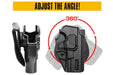 Laylax (Battle Style) CQC Holster Left Handed for Marui/ Umarex GSeries GBB