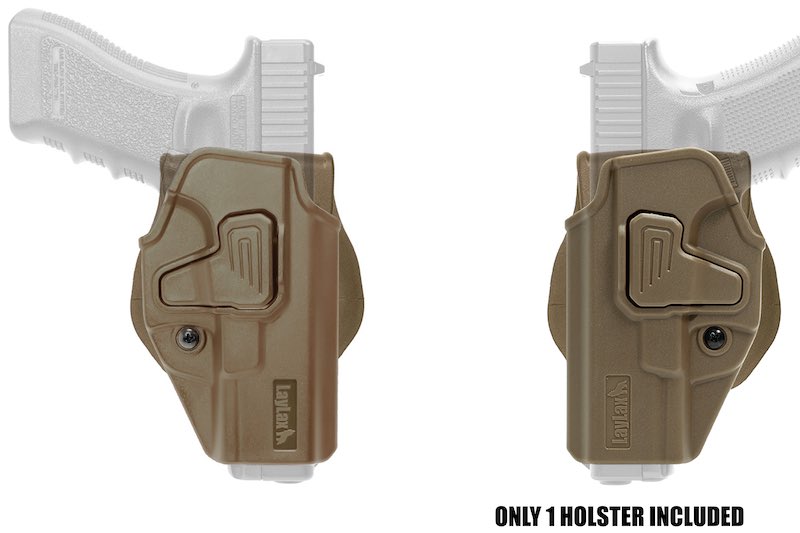 Laylax (Battle Style) CQC Holster Left Handed for Marui/ Umarex GSeries GBB (Tan)