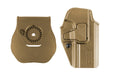 Laylax (Battle Style) CQC Holster for SIG AIR M17 GBB Pistol (Right Hand/ Tan)