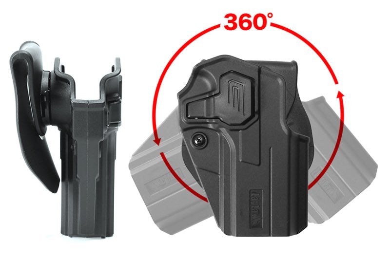 Laylax (Battle Style) CQC Holster for Marui Desert Eagle .50AE Series GBB (Right Hand)
