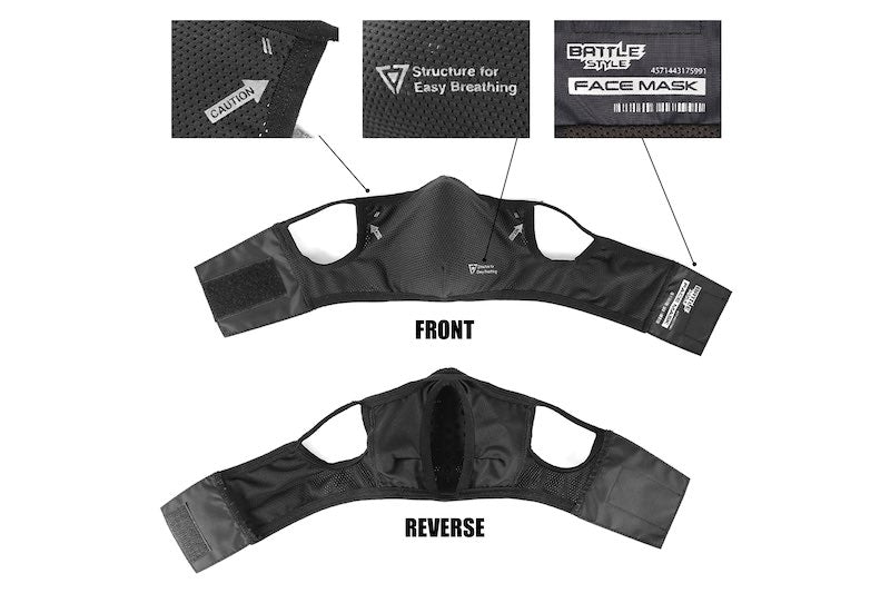 Laylax (Battle Style) AeroFlex Face Guard (S-M)