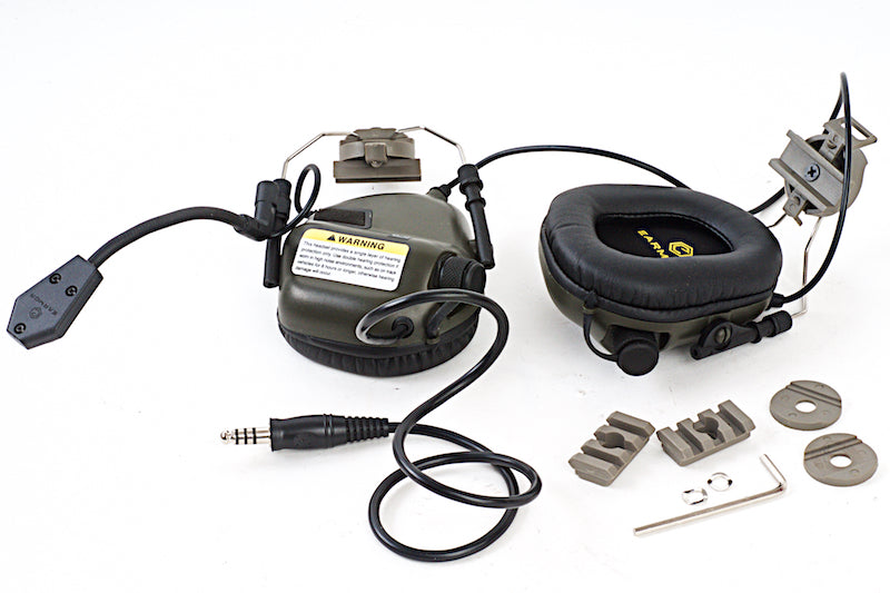 Earmor Tactical Hearing Protection Helmet Version Ear-Muff (FG)