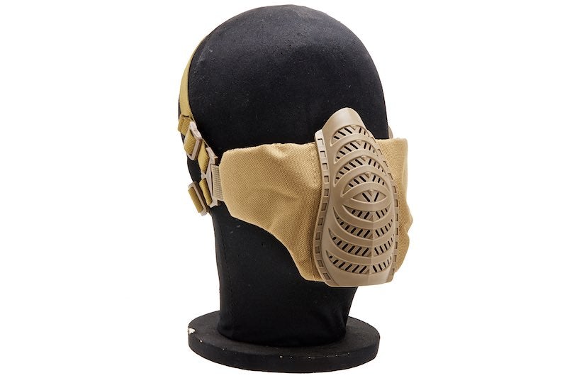 WoSport Tactical Half Face Airsoft Mask (TAN/ MA103)
