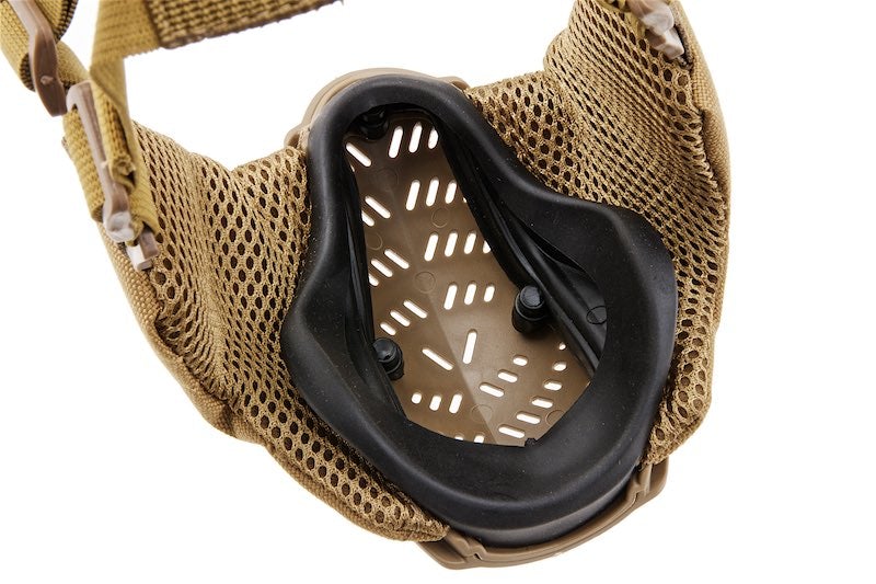 WoSport Tactical Half Face Airsoft Mask (TAN/ MA103)