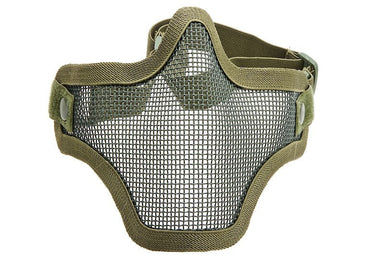 WoSport V1 Single-Band Scouts Half Face Airsoft Mask (Olive Drab/ MA20)